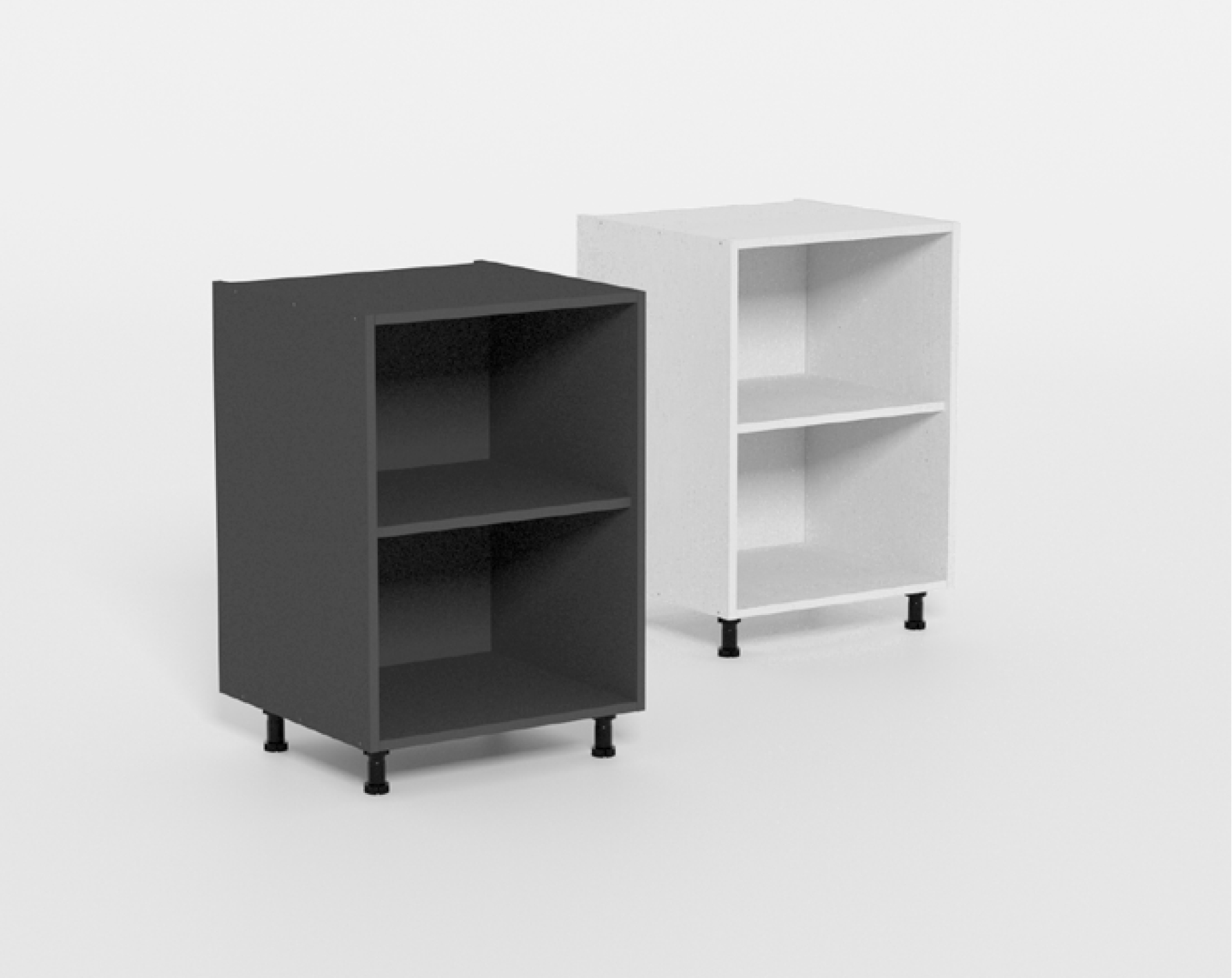 Cores disponíveis para os módulos de cozinha